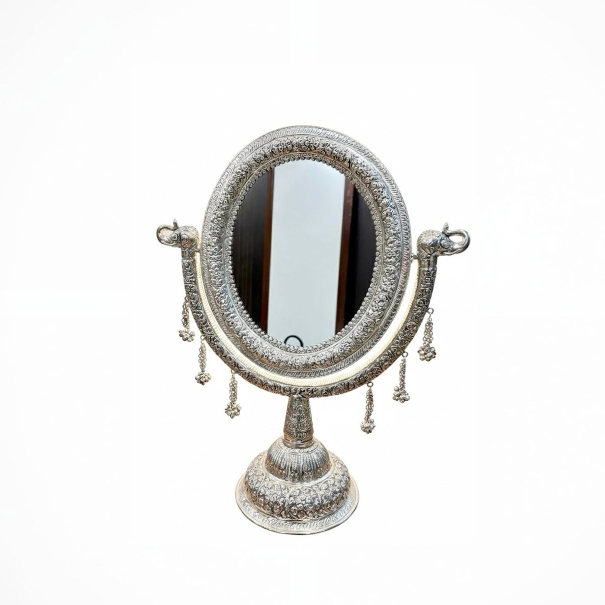 mirror stand round