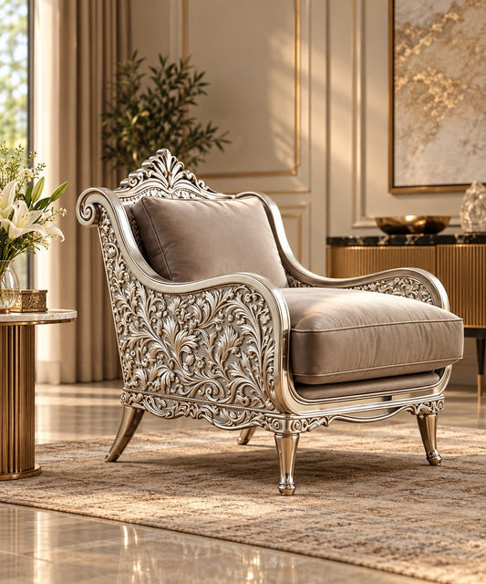 The Regal Scroll Lounge Chair